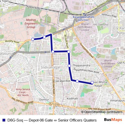 D6G-Soq bus Line Map