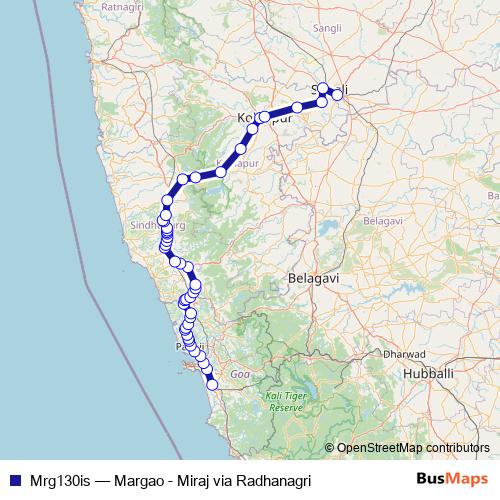 Mrg130is bus Line Map