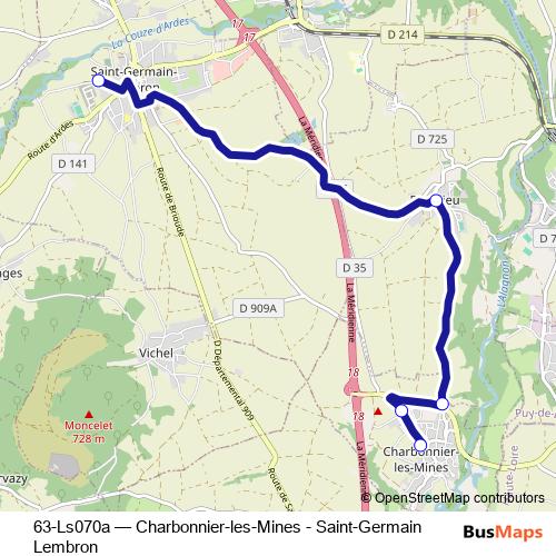 63-Ls070a bus Line Map