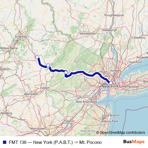 FMT 138 bus Line Map