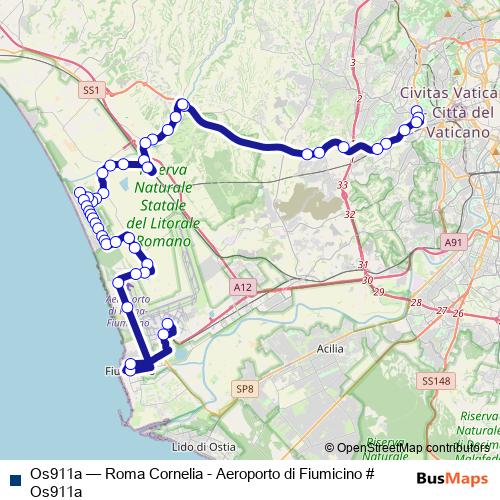 Os911a bus Line Map