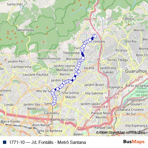 1771-10 bus Line Map