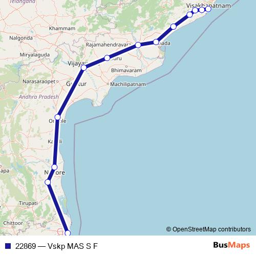 22869 rail Line Map