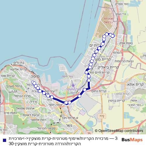 3 bus Line Map