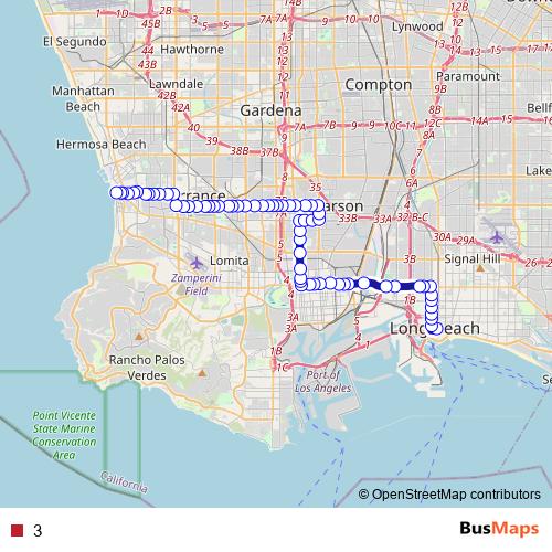 3 bus Line Map