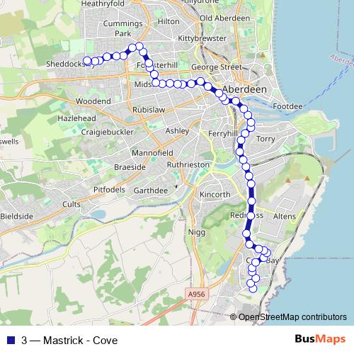 3 bus Line Map