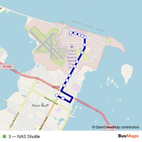 3 bus Line Map