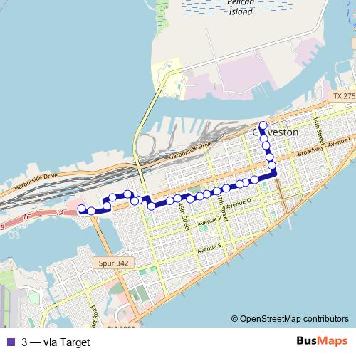 3 bus Line Map