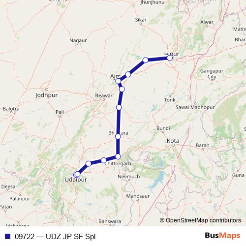 09722 rail Line Map