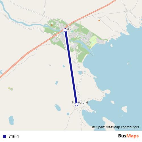 716-1 bus Line Map