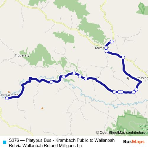 S376 bus Line Map