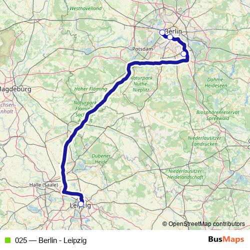 025 bus Line Map