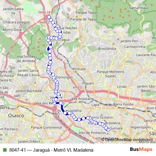 8047-41 bus Line Map