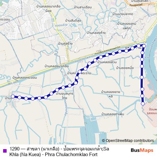 1290 bus Line Map