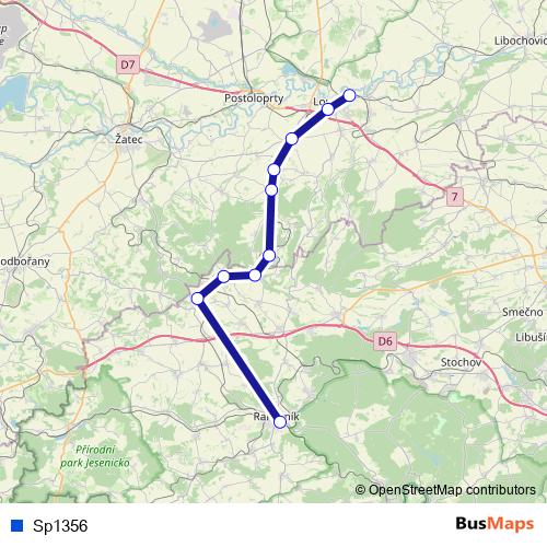 Sp1356 rail Line Map