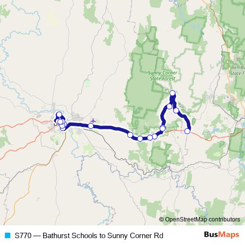 S770 bus Line Map