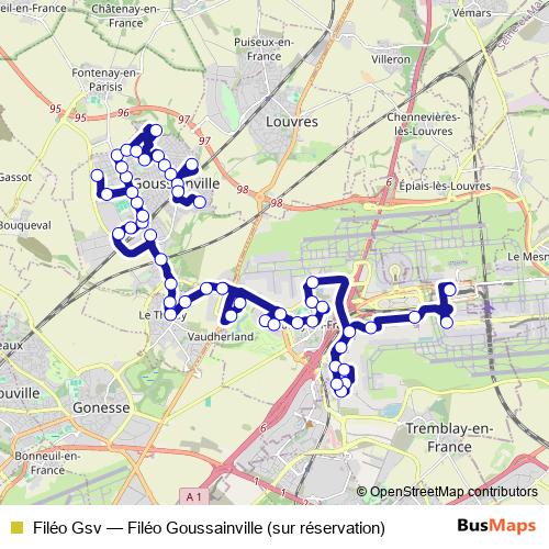 Filéo Gsv bus Line Map