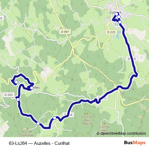 63-Ls264 bus Line Map