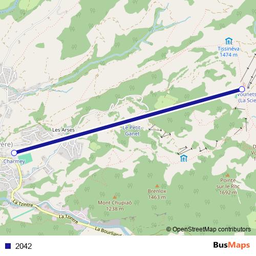 2042 cable-car Line Map