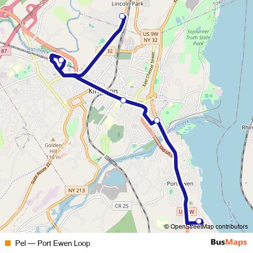 Pel bus Line Map