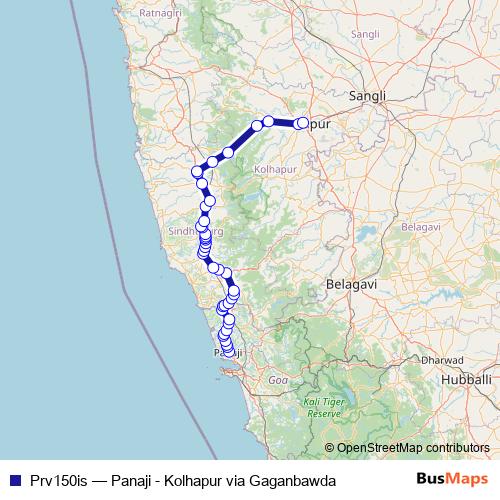 Prv150is bus Line Map