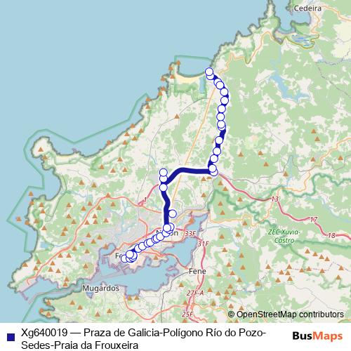 Xg640019 bus Line Map