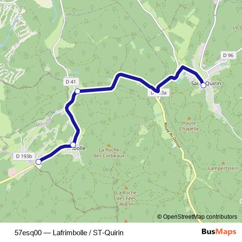 57esq00 bus Line Map