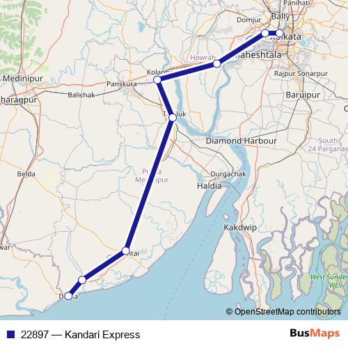 22897 rail Line Map
