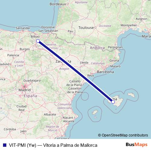 VIT-PMI (Yw) air Line Map