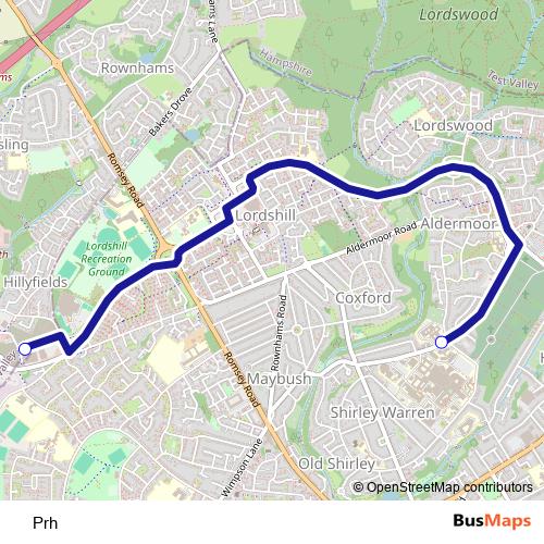 Prh bus Line Map