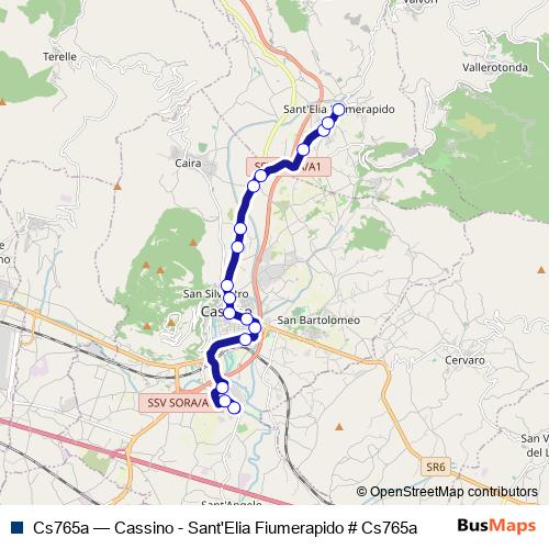 Cs765a bus Line Map