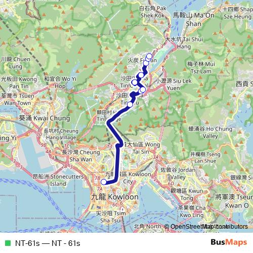 NT-61s bus Line Map