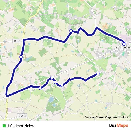 LA Limouziniere bus Line Map