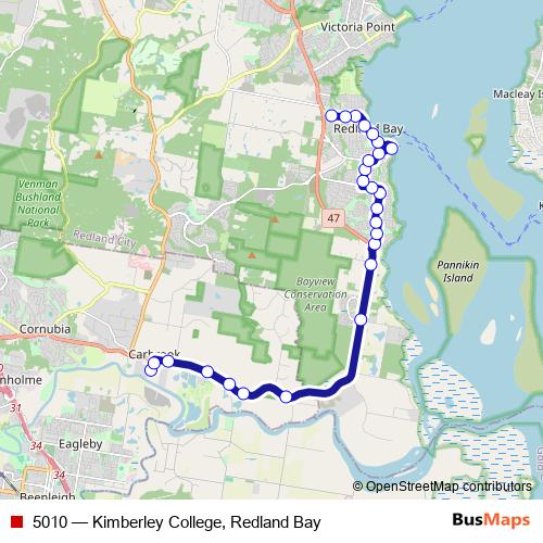 5010 bus Line Map
