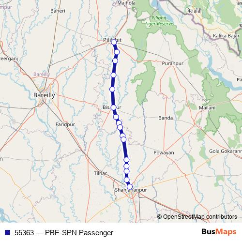 55363 rail Line Map