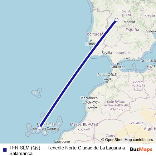 TFN-SLM (Qs) air Line Map
