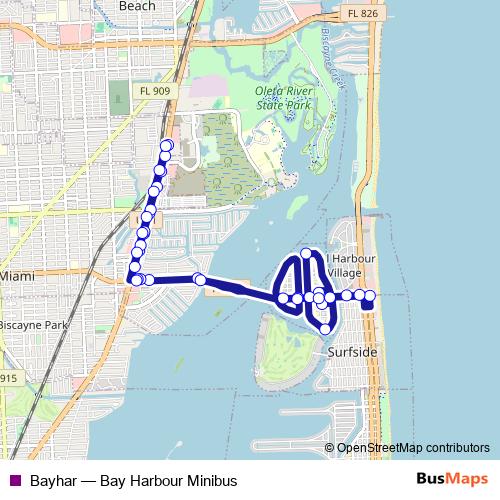 Bayhar bus Line Map