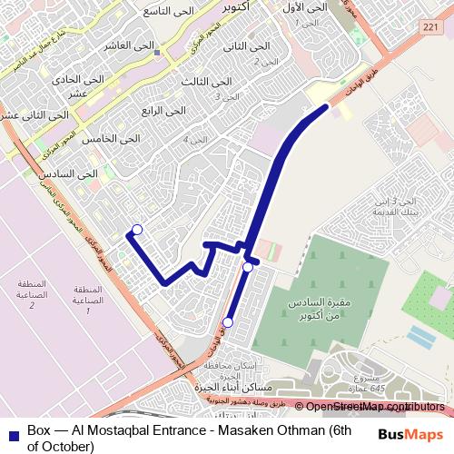 Box bus Line Map
