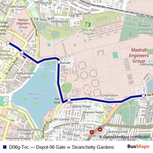 D06g-Toc bus Line Map
