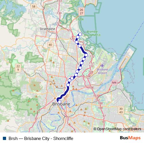 Brsh rail Line Map