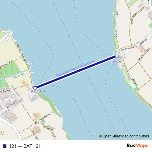 121 ferry Line Map