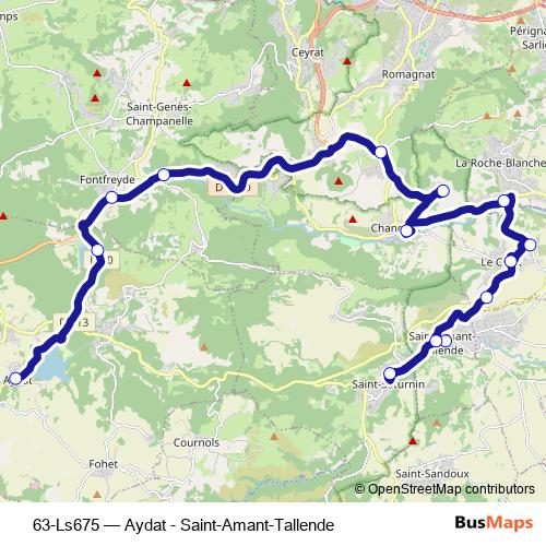 63-Ls675 bus Line Map