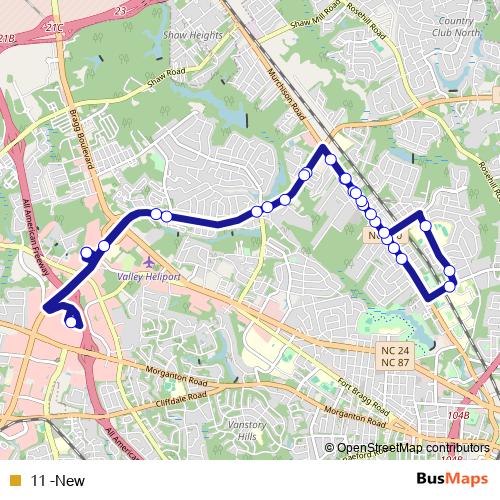 11 -New bus Line Map