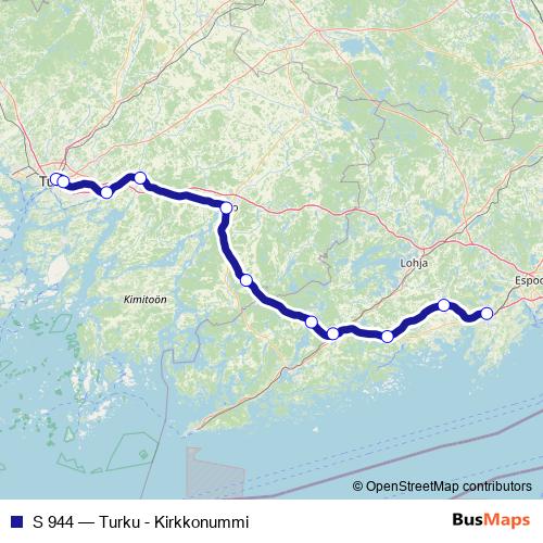 S 944 rail Line Map