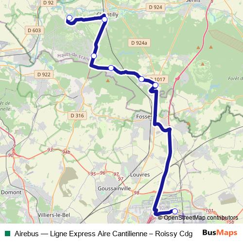 Airebus bus Line Map