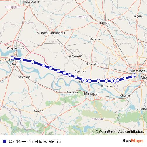 65114 rail Line Map