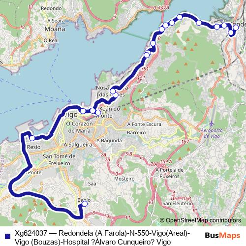 Xg624037 bus Line Map