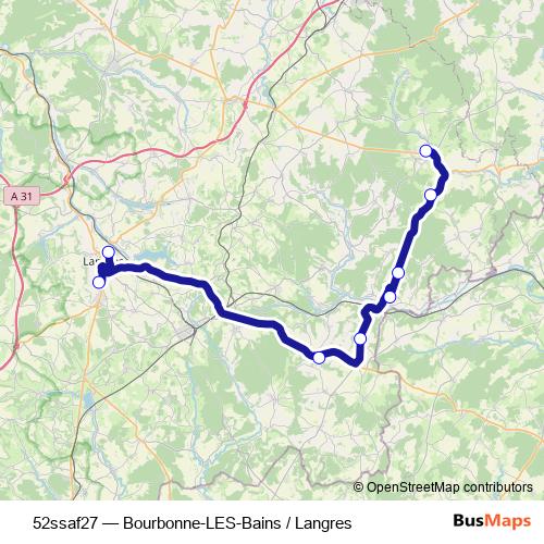 52ssaf27 bus Line Map