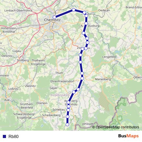 Rb80 rail Line Map