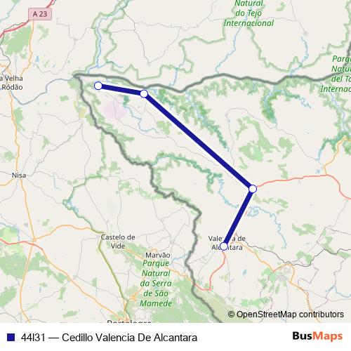 44l31 bus Line Map
